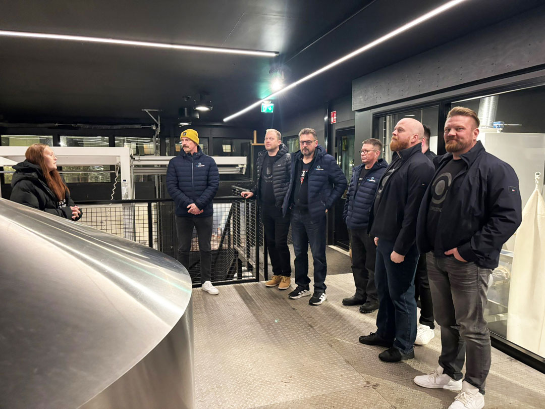 Finspection tislaamokierroksella Kyrö Distilleryllä