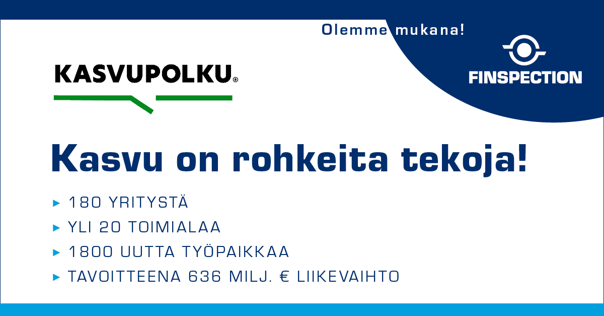 Finspection mukana Kasvupolku-sparrausohjelmassa