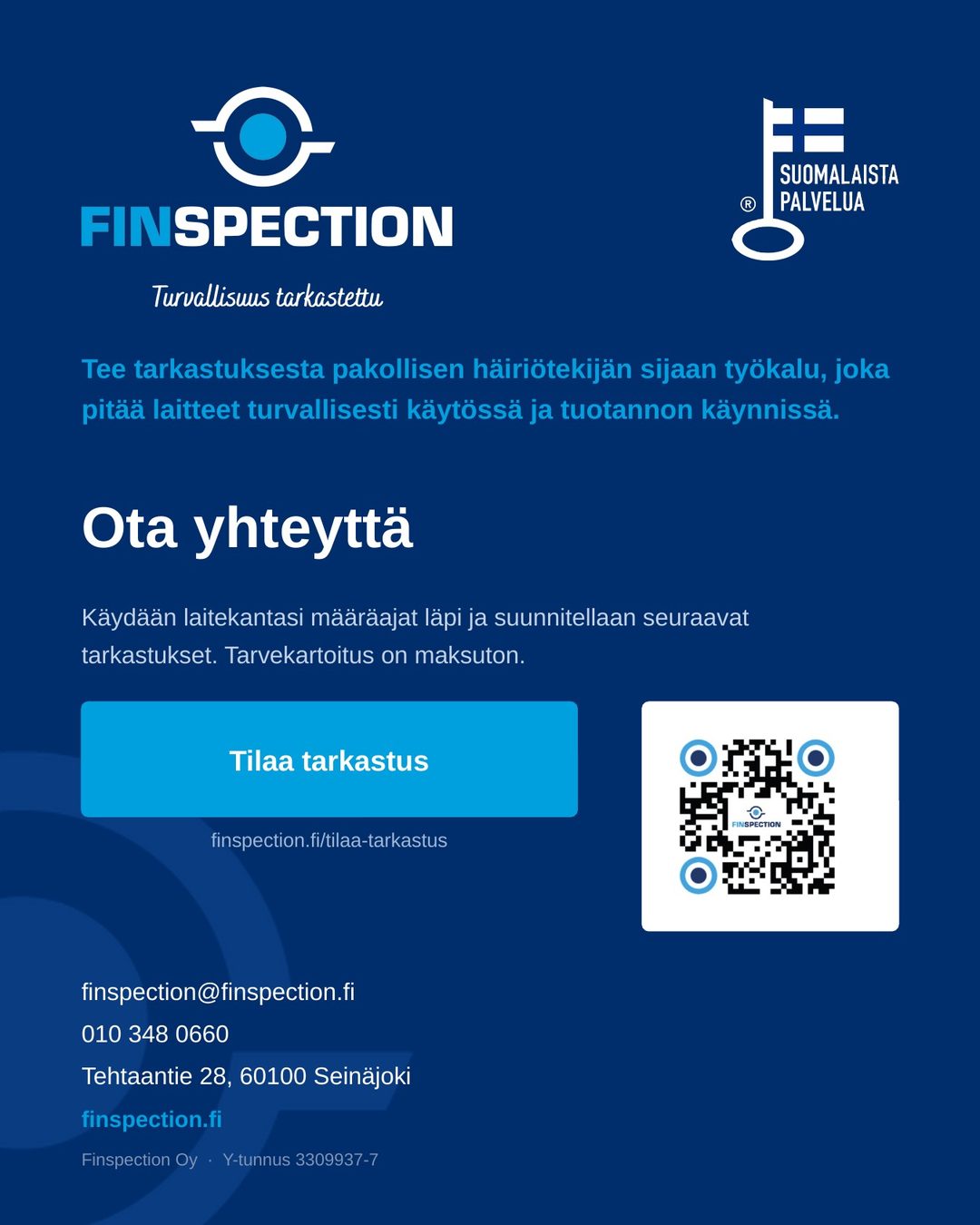 Ota yhteyttä Finspectioniin